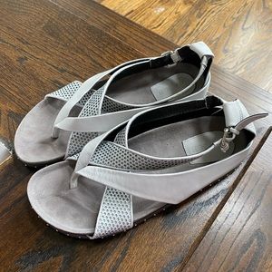 L.A.M.B. Leather Sandals